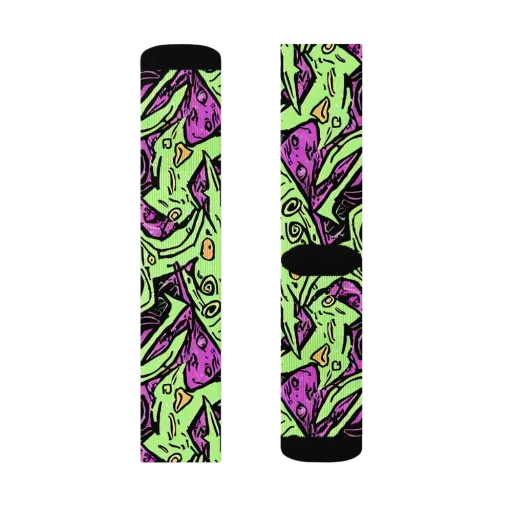 Ink Frenzy on a Socks
