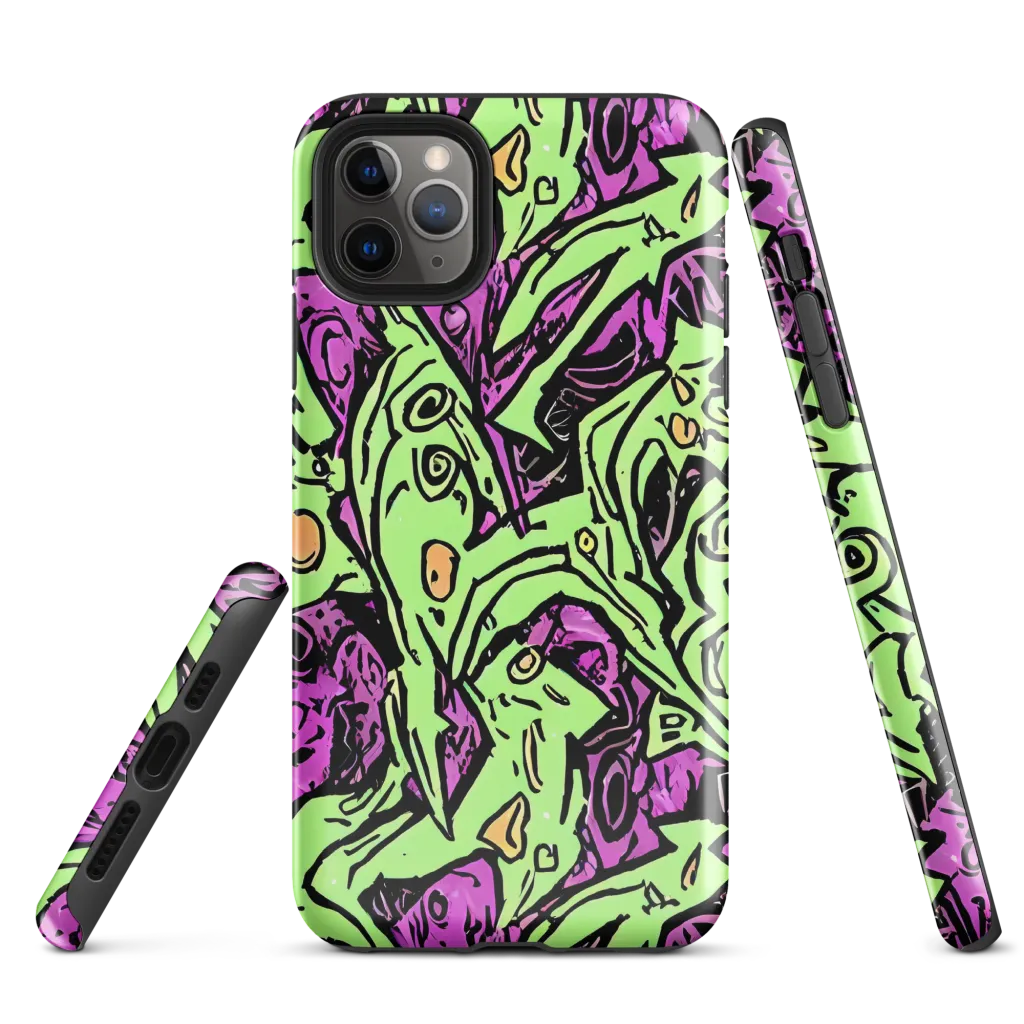 Ink Frenzy on Tough Case for iPhone® — Front