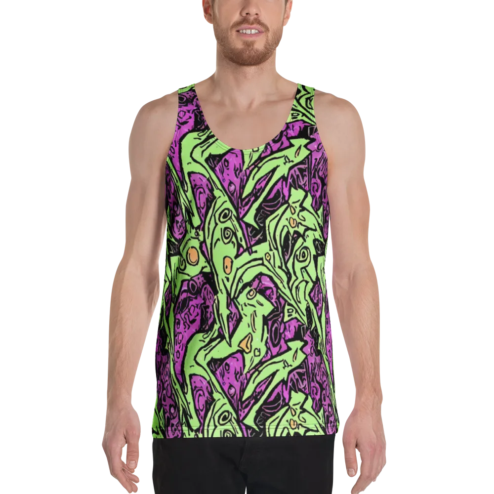 Ink Frenzy on Men's Tank Top — Front