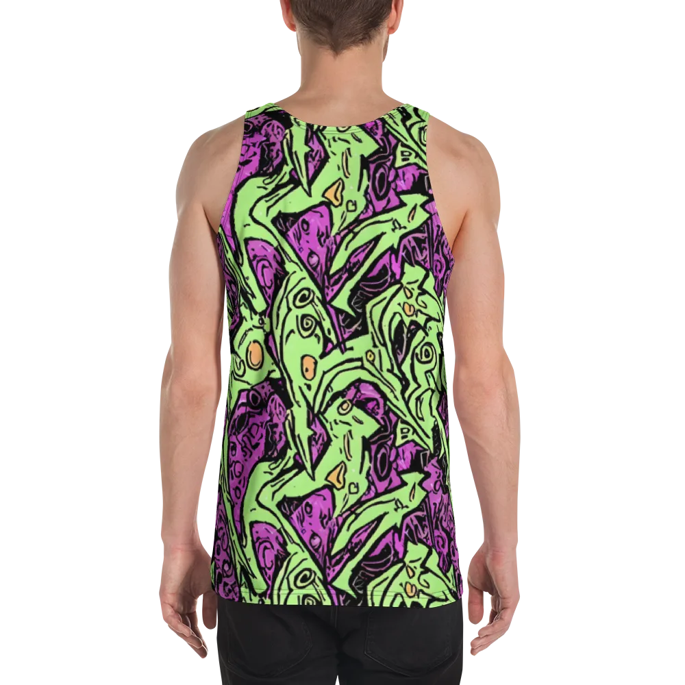 Ink Frenzy on Men's Tank Top — Back