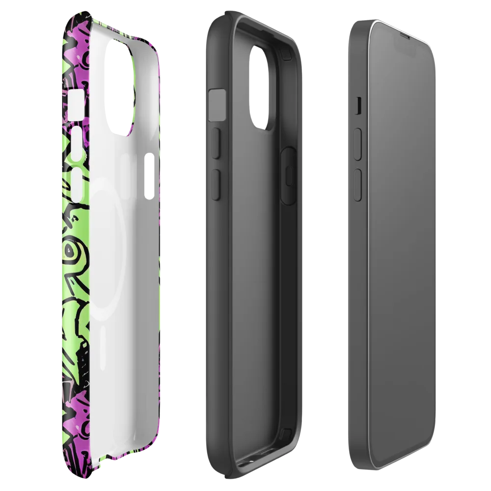 Ink Frenzy on MagSafe Tough Case for iPhone® — Front