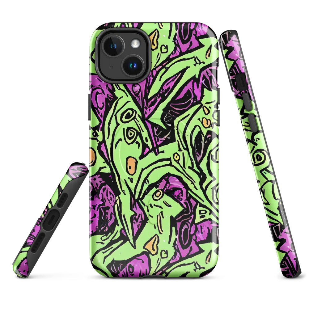 Ink Frenzy on MagSafe Tough Case for iPhone® — Front