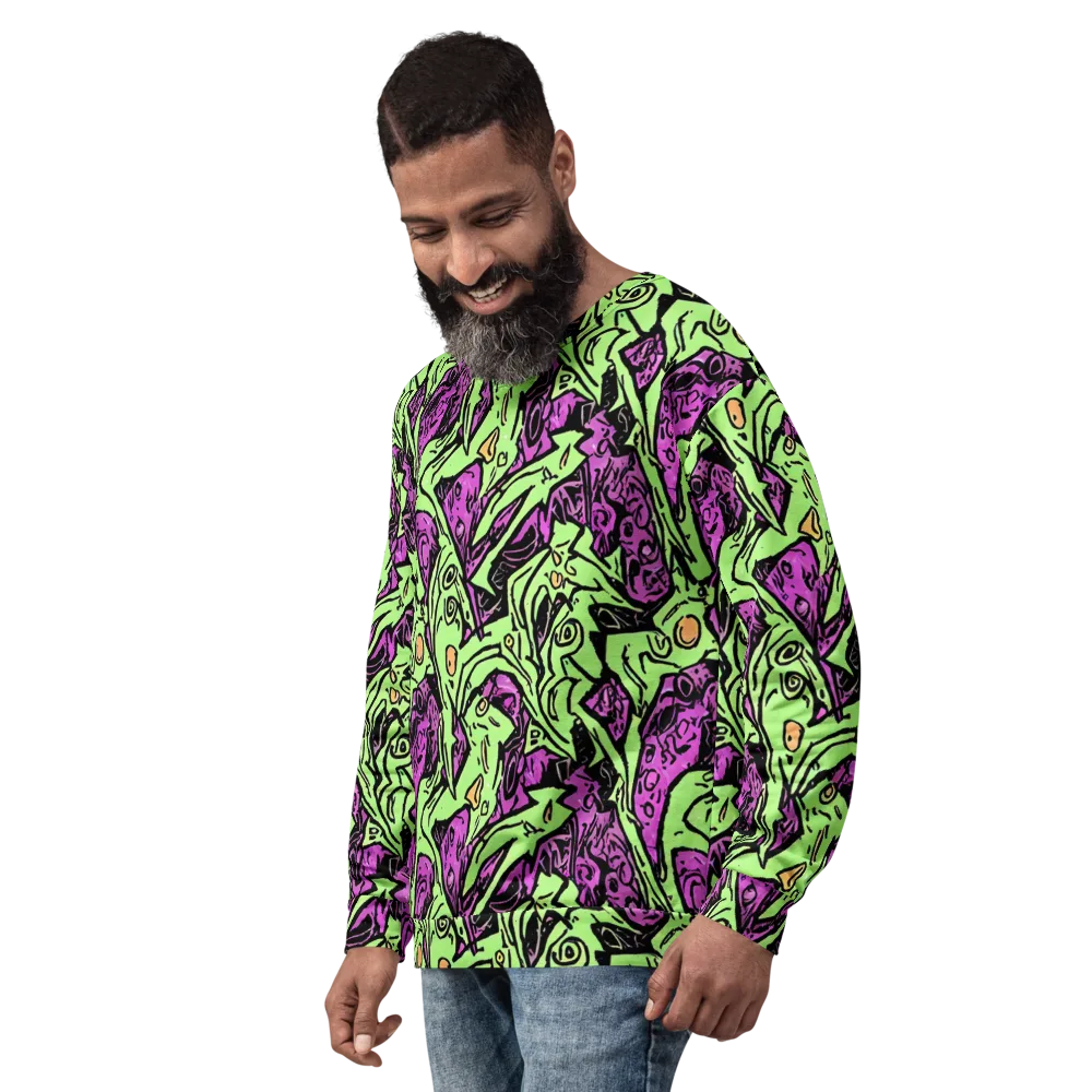 Ink Frenzy on Sweatshirt — Left Front