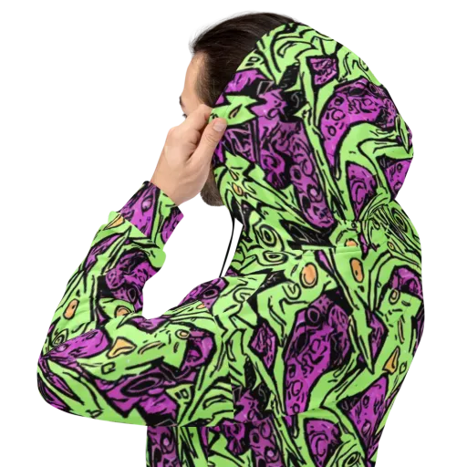 Ink Frenzy on a Hoodie