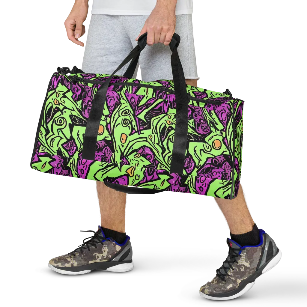 Ink Frenzy on Duffle Bag — Front