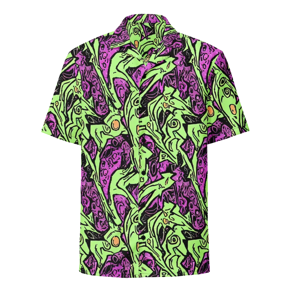 Ink Frenzy on Button Shirt — Front