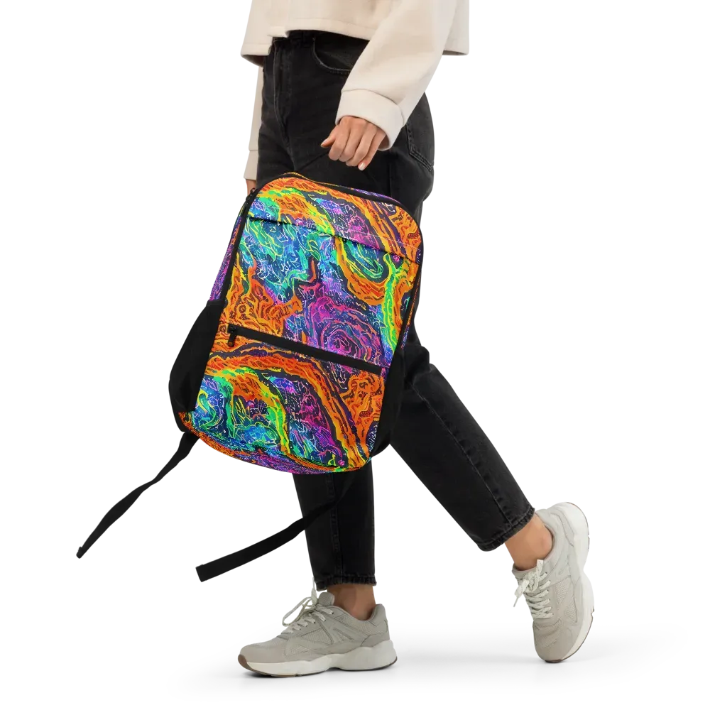 Citrus Abyss on Utility Backpack — Front