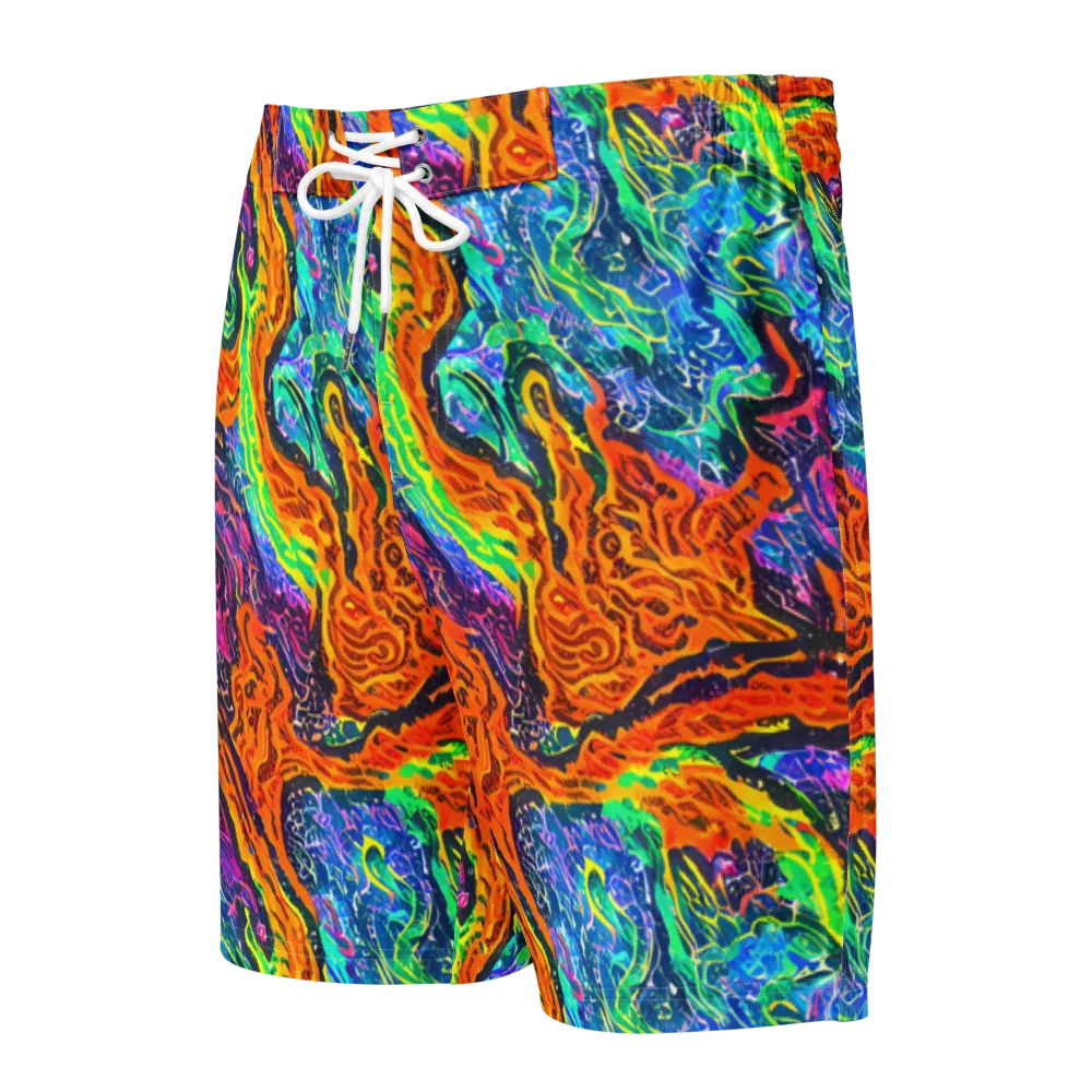 Citrus Abyss on Men's Board Shorts — Front