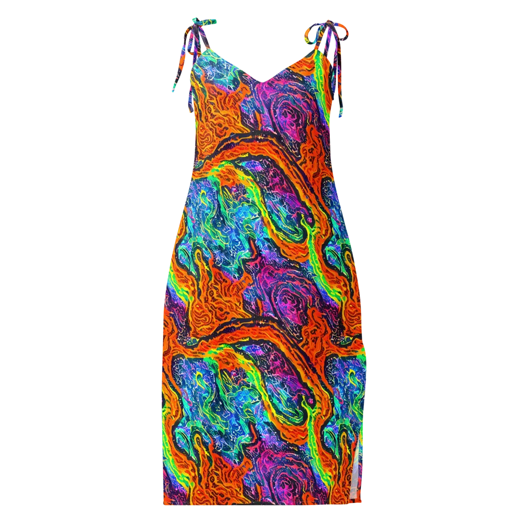 Citrus Abyss on Slip Dress — Front