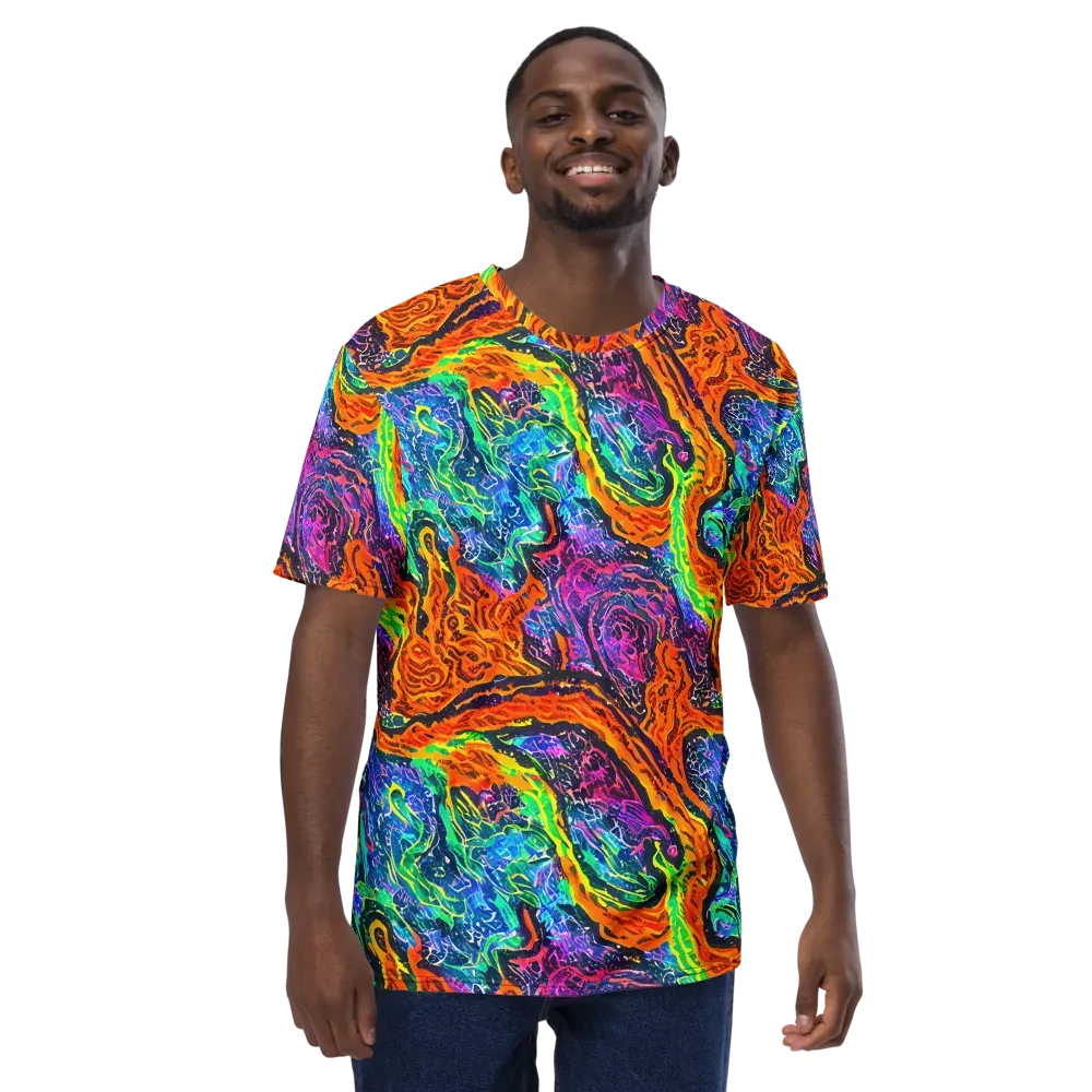 Citrus Abyss on Men's Crew Neck T-Shirt — Front