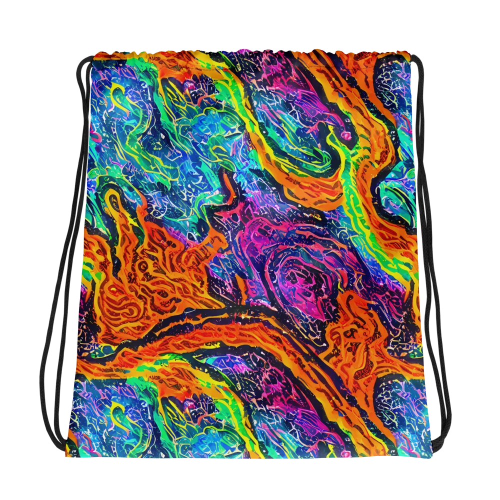 Citrus Abyss on Drawstring Bag — Photo