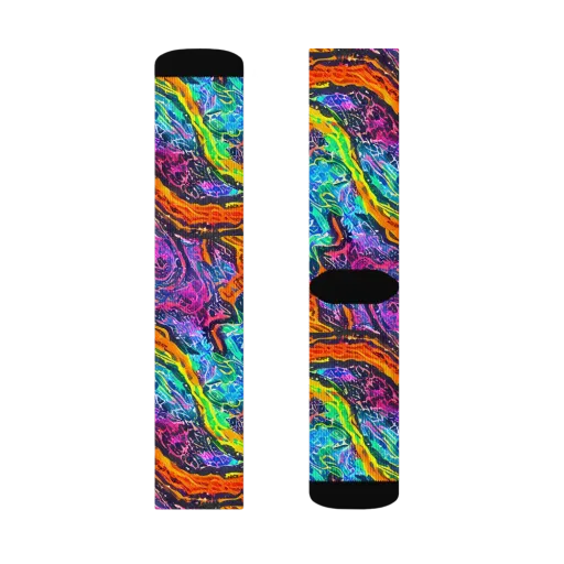 Citrus Abyss on a Socks