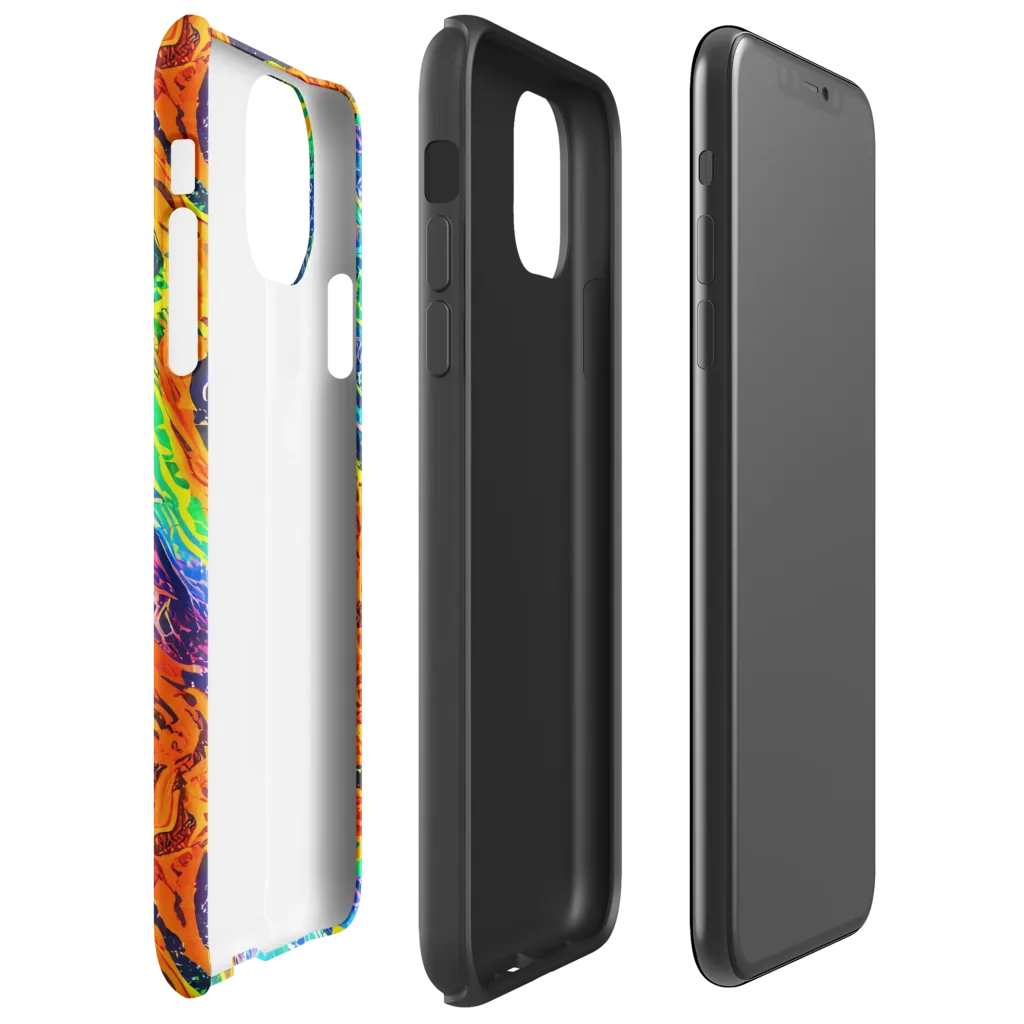 Citrus Abyss on Tough Case for iPhone® — Right