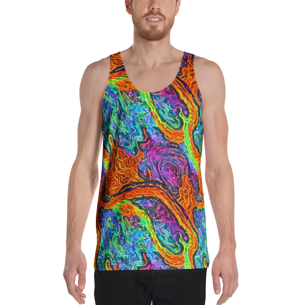 Citrus Abyss on Men's Tank Top — Front