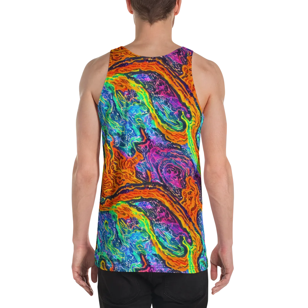 Citrus Abyss on Men's Tank Top — Back