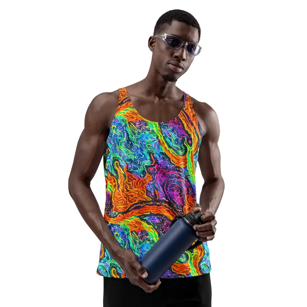 Citrus Abyss on Men's Tank Top — Front