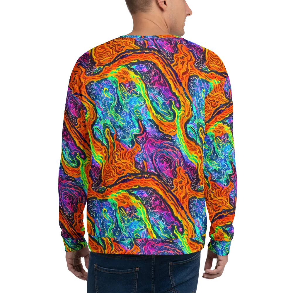 Citrus Abyss on Sweatshirt — Back