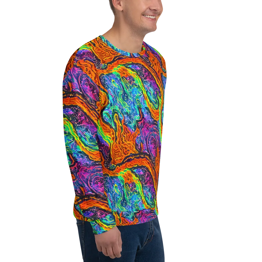 Citrus Abyss on Sweatshirt — Right Front