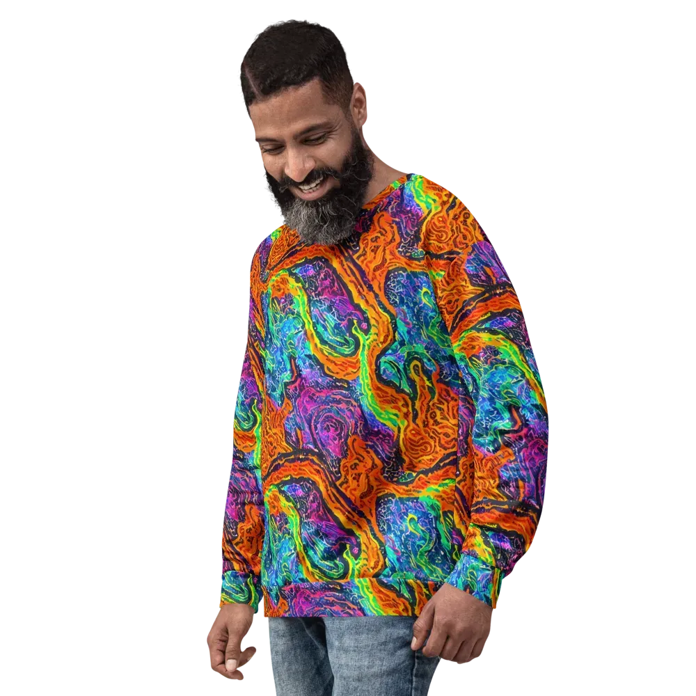 Citrus Abyss on Sweatshirt — Left Front