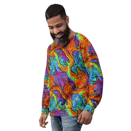 Citrus Abyss on a Sweatshirt