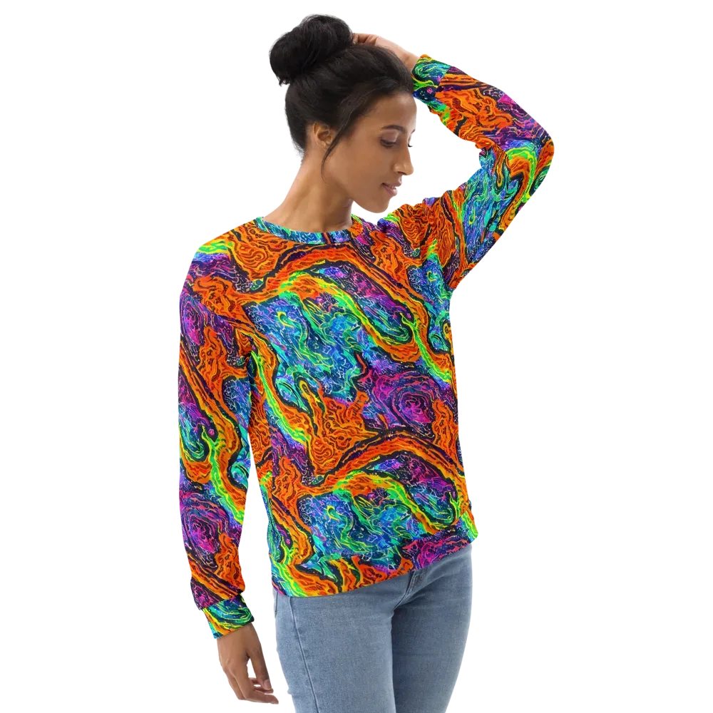 Citrus Abyss on Sweatshirt — Right Front