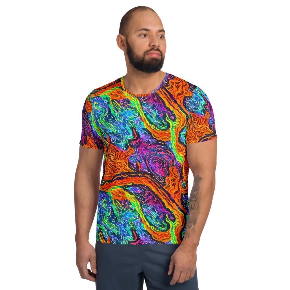Citrus Abyss on Men's Athletic T-Shirt — Front