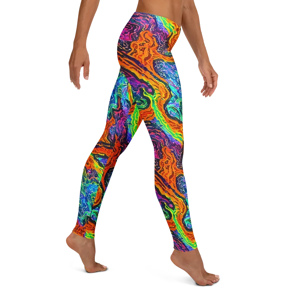 Citrus Abyss on Leggings — Right