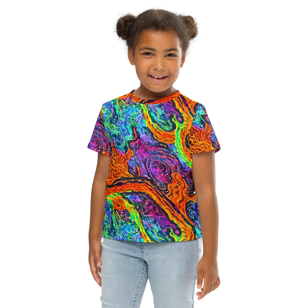 Citrus Abyss on Kids Crew Neck T-Shirt — Front