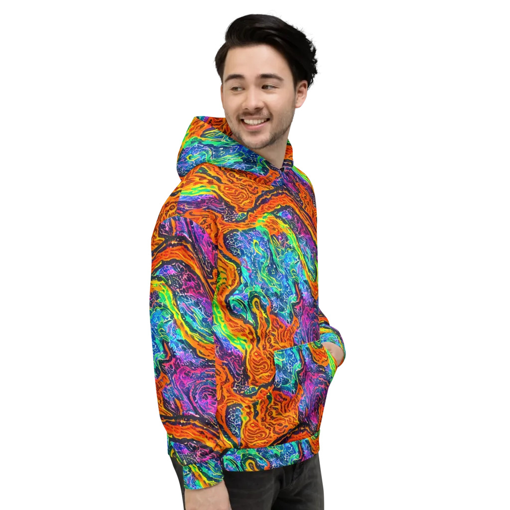 Citrus Abyss on Hoodie — Right