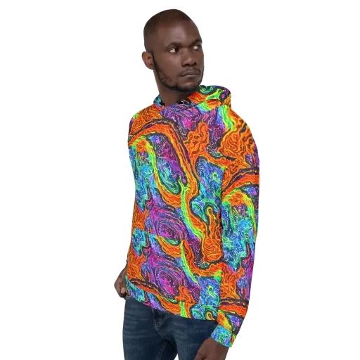 Citrus Abyss on a Hoodie