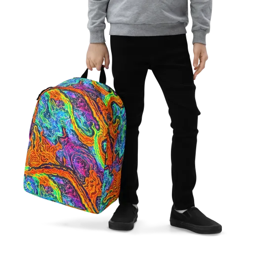 Citrus Abyss on a Minimalist Backpack