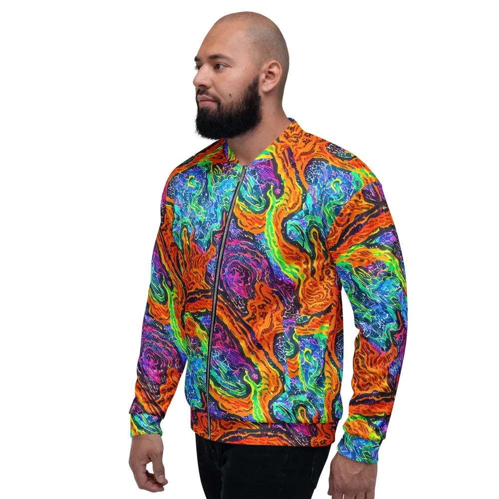 Citrus Abyss on Bomber Jacket — Left