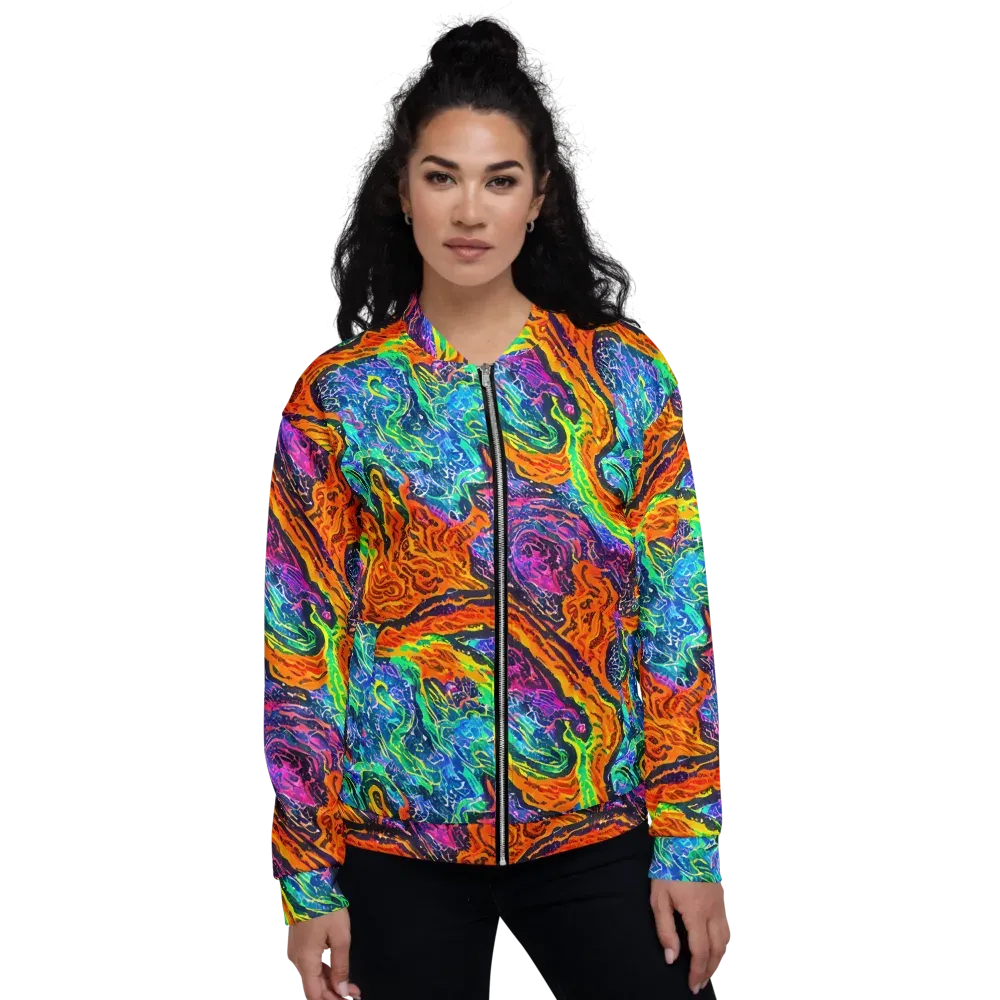Citrus Abyss on Bomber Jacket — Front