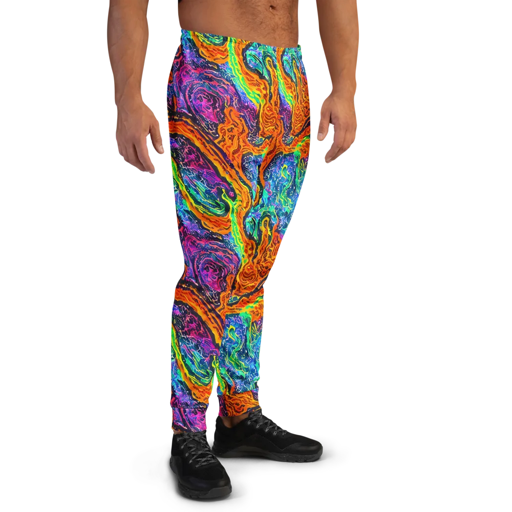 Citrus Abyss on Men's Joggers — Right