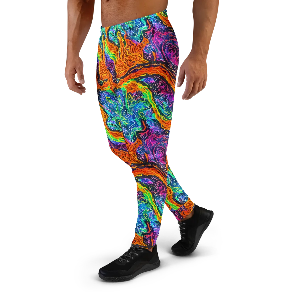 Citrus Abyss on Men's Joggers — Left