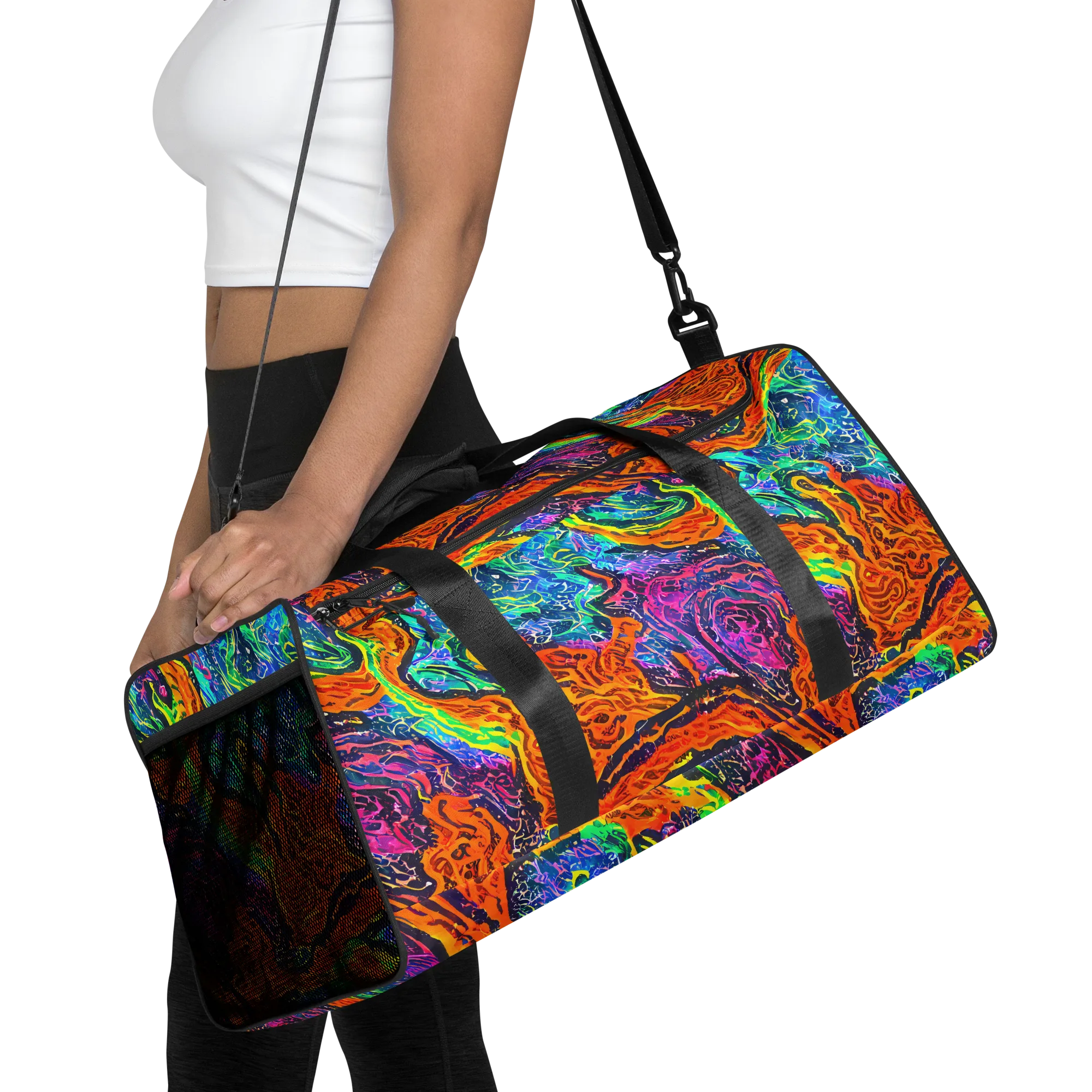 Citrus Abyss on Duffle Bag — Front