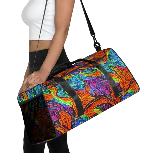 Citrus Abyss on a Duffle Bag