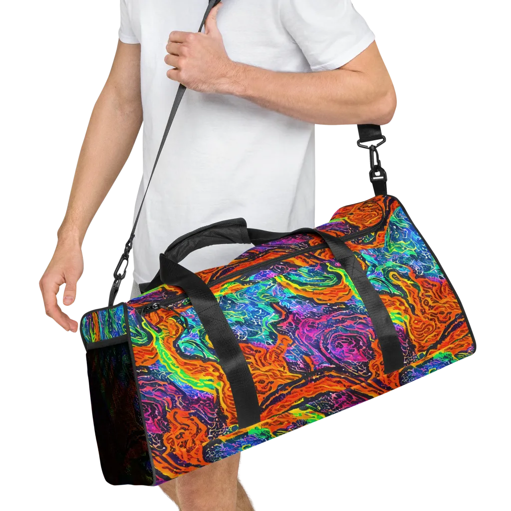 Citrus Abyss on Duffle Bag — Right Front