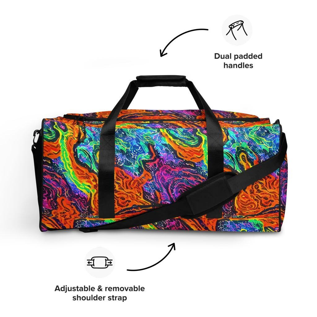 Citrus Abyss on Duffle Bag — Front