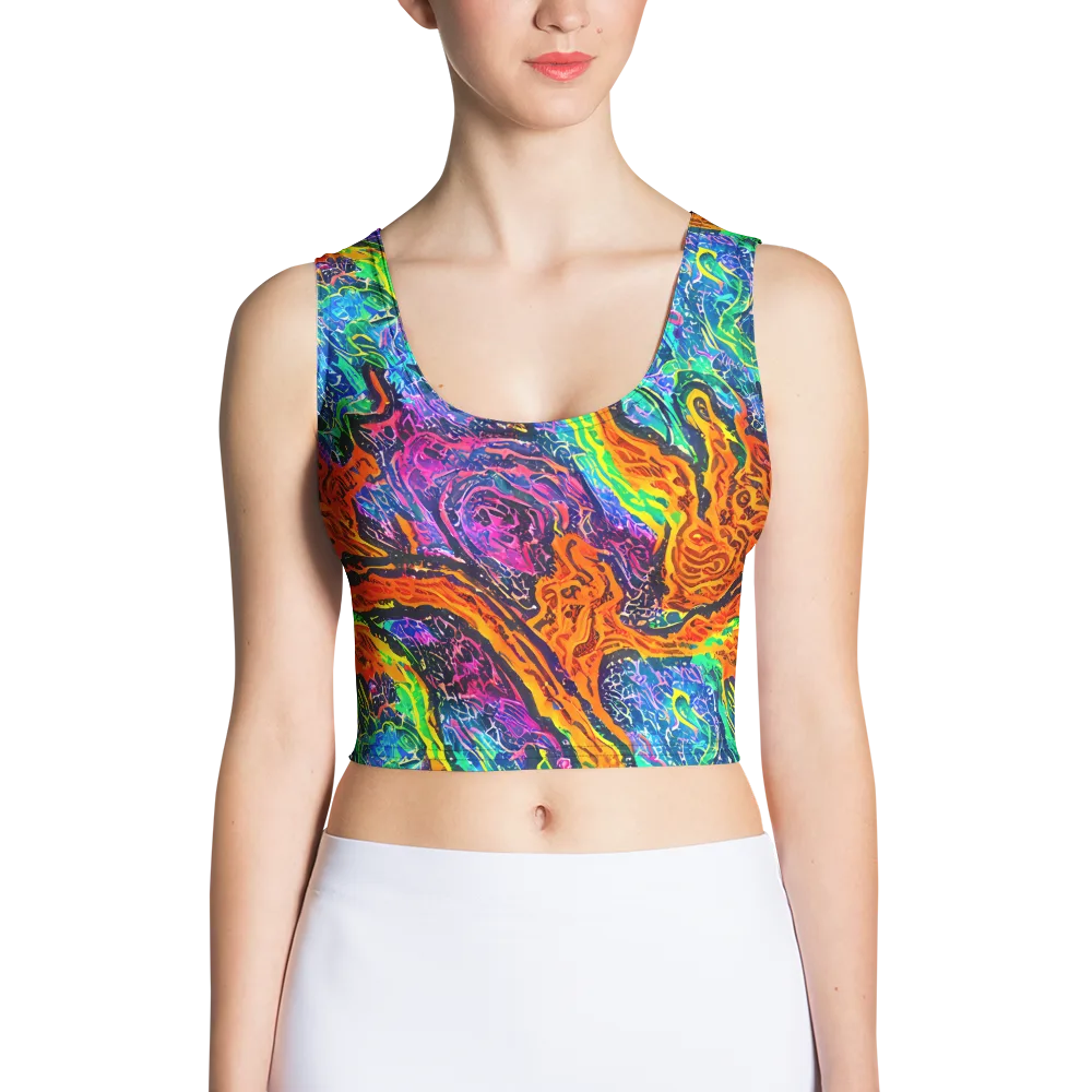 Citrus Abyss on Crop Top — Front