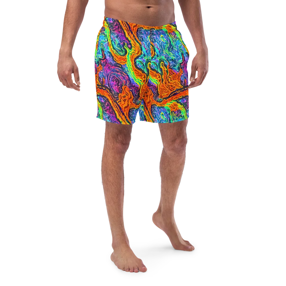 Citrus Abyss on Swim Trunks — Front