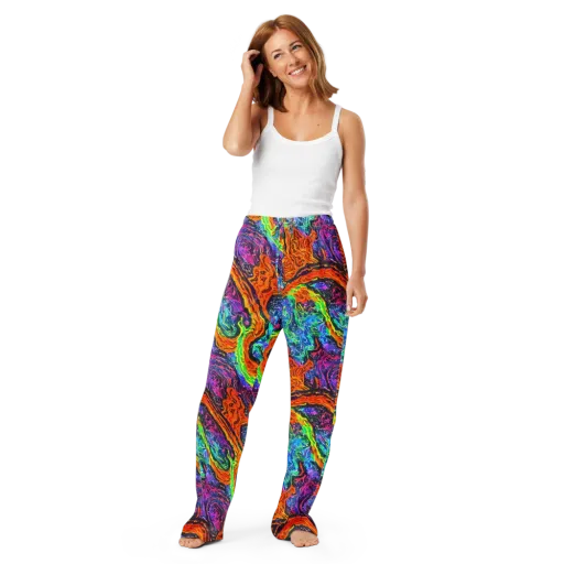 Citrus Abyss on a Women's Pajama Pants