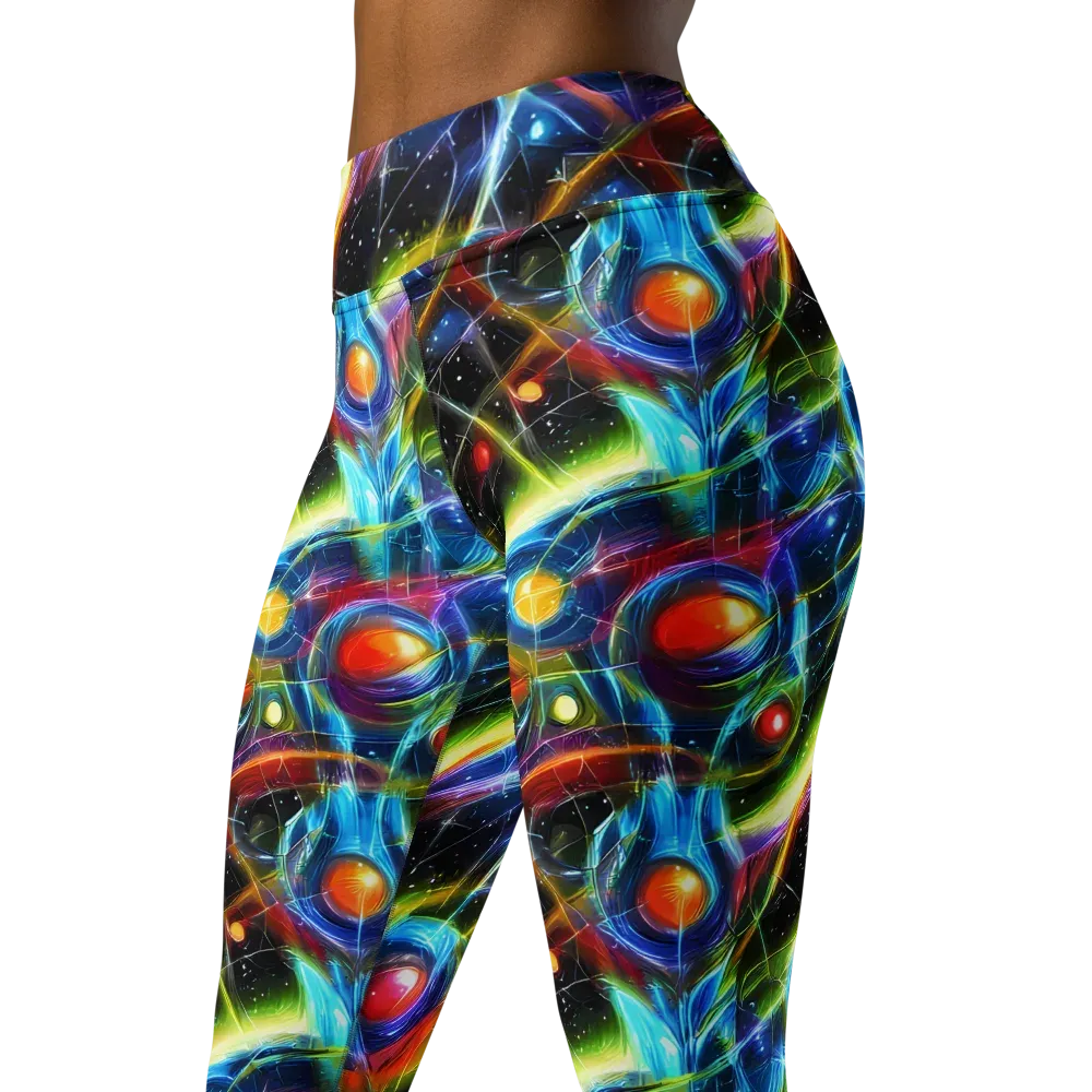 Infinity Reactor on Yoga Leggings — Left Front