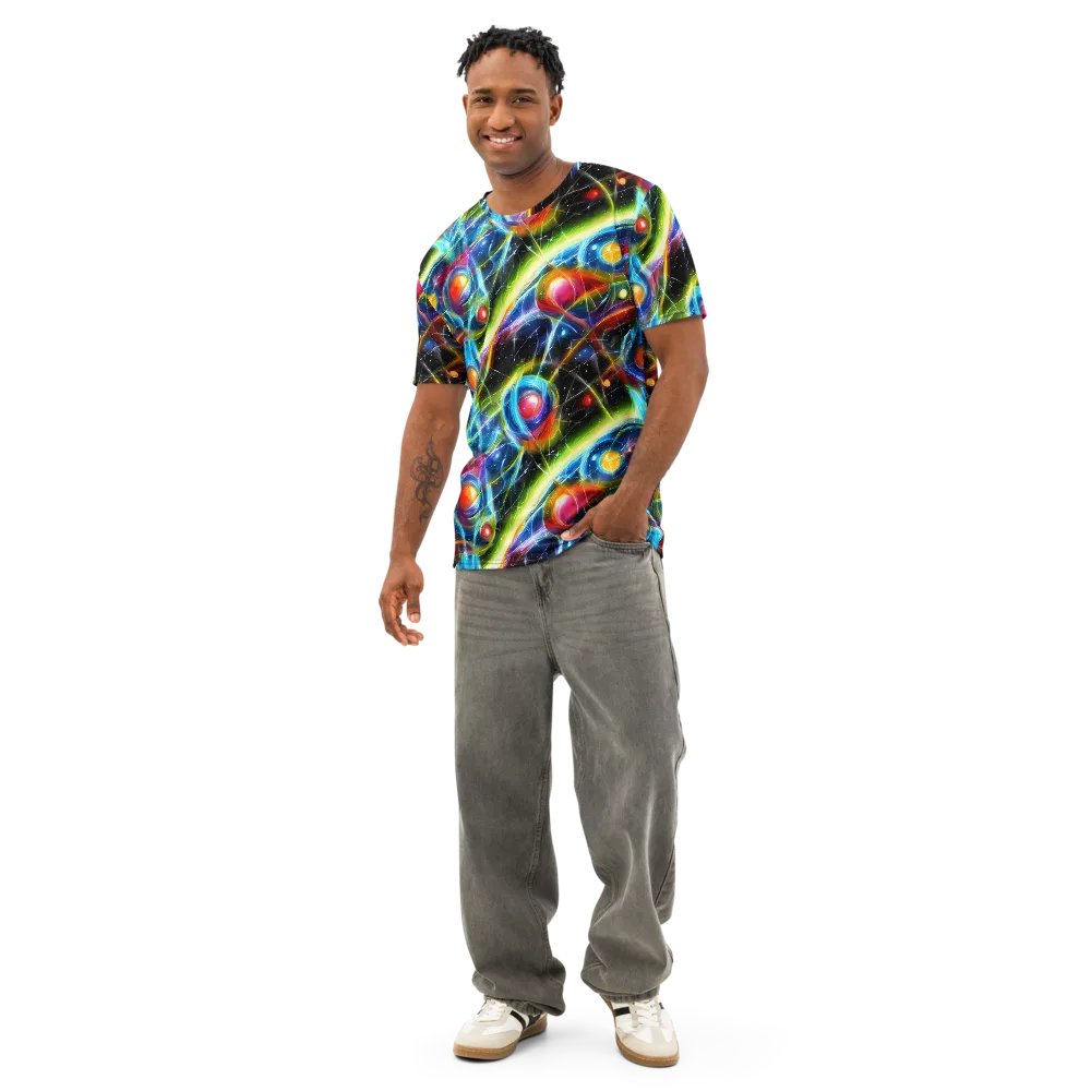 Infinity Reactor on Men's Cotton Crew Neck T-Shirt — Front