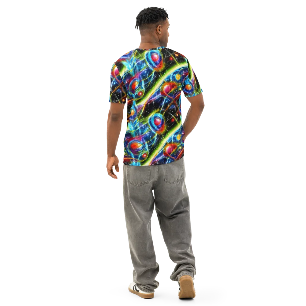 Infinity Reactor on Men's Cotton Crew Neck T-Shirt — Back