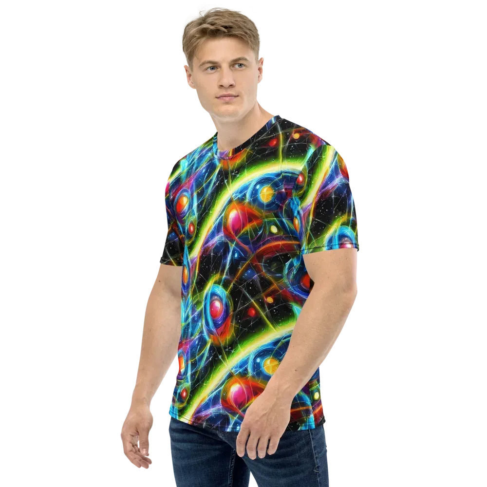 Infinity Reactor on Men's Crew Neck T-Shirt — Left