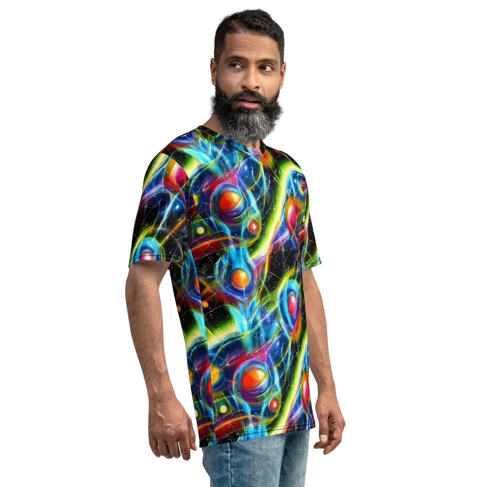 Infinity Reactor on Men's Crew Neck T-Shirt — Right