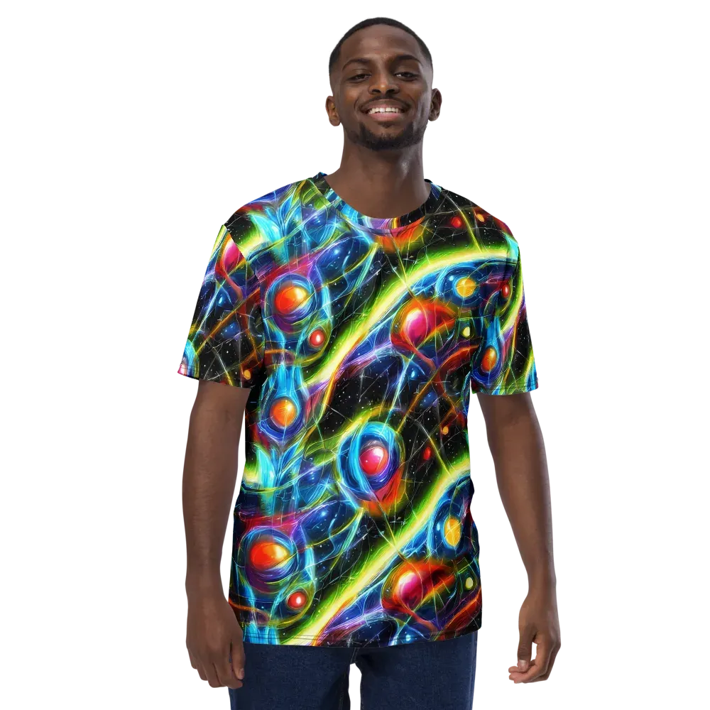 Infinity Reactor on Men's Crew Neck T-Shirt — Front