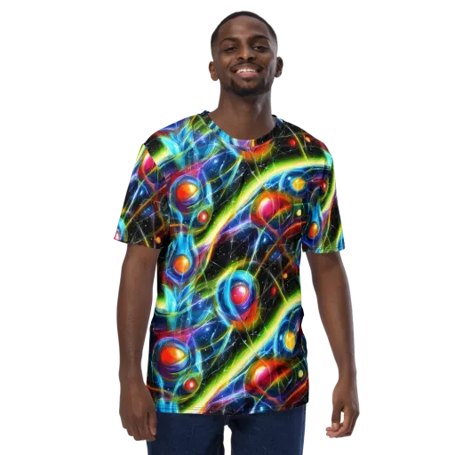 Infinity Reactor on a Men's Crew Neck T-Shirt