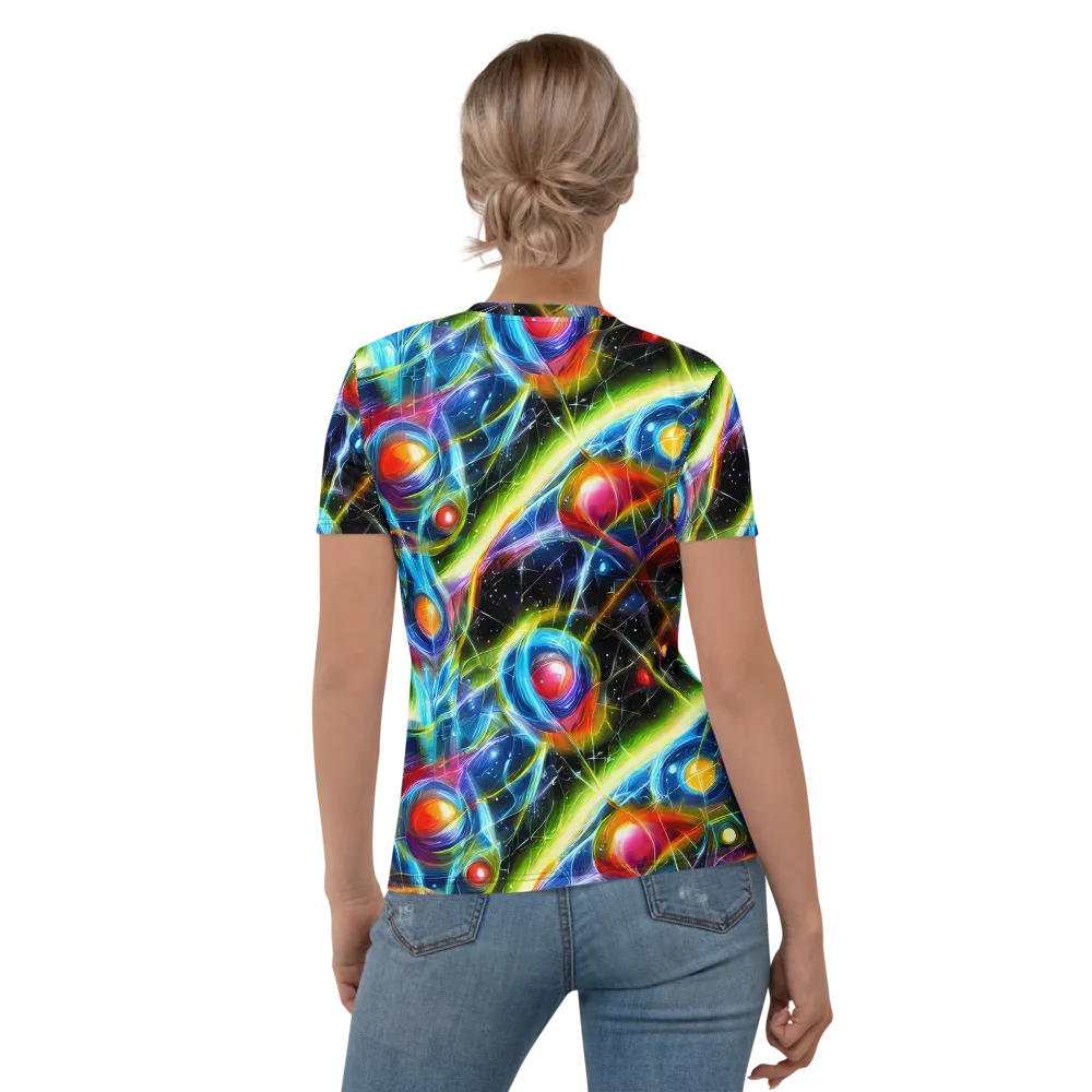 Infinity Reactor on Women's Crew Neck T-Shirt — Back